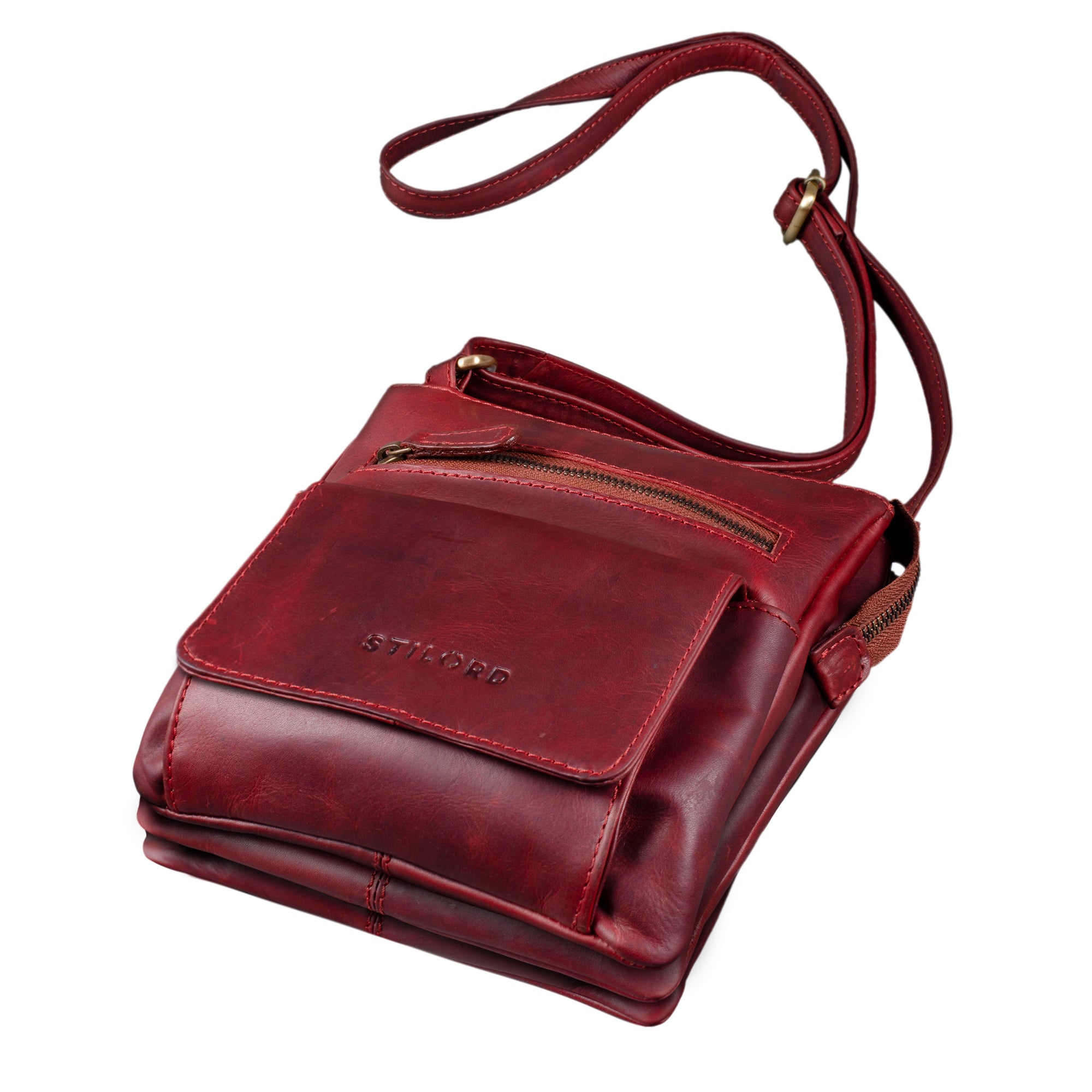 Lederhandtasche Damen Vintage