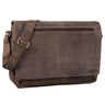 "Jan" 15,6 inch laptoptas leer
