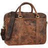 B-Stock "Dante" businesstas grote aktetas 15,6 inch leer