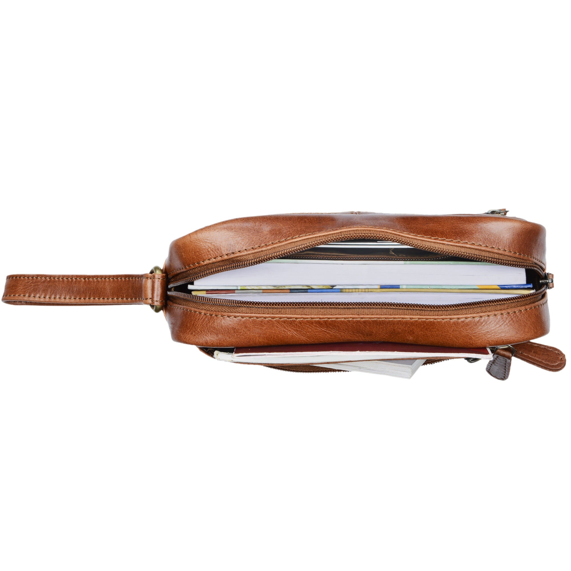 Leder Handtasche klein herren