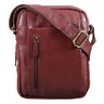 "Irving" Vintage Schoudertas Mannen Leder