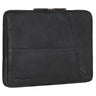 "Cannes" Slanke Laptoptas 15,6 Inch Echt Leer Laptophoes voor Heren & Dames