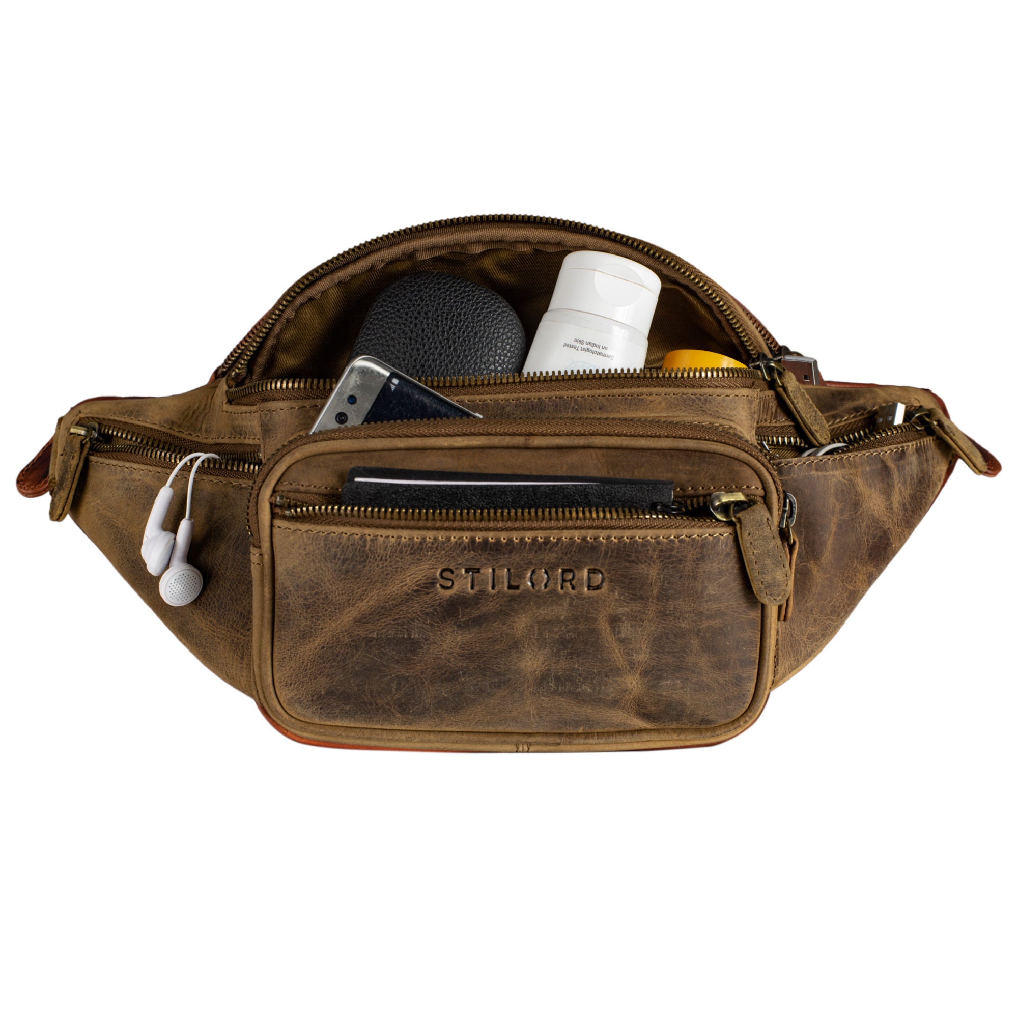 Echtleder Bauchtasche Unisex