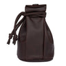 "Niklas" lederen tas grote vintage munttas XL