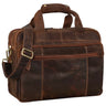 "Ervaring" vintage leraarstas leer groot
