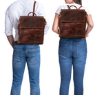 Lederrucksack Cognac braun