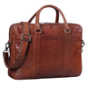B-Stock "Dante" businesstas grote aktetas 15,6 inch leer