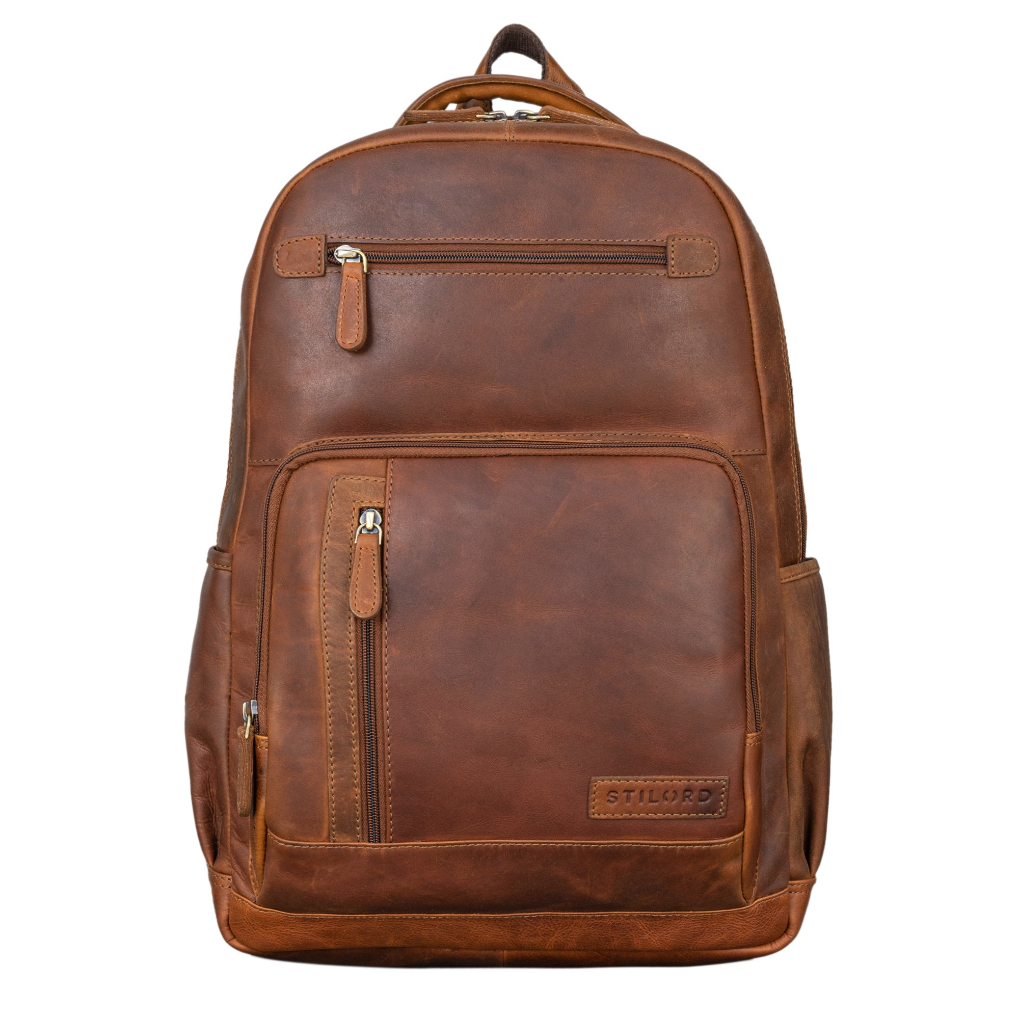 Leder Lehrerrucksack braun