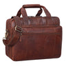 "Ervaring" vintage leraarstas leer groot