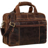 "Ervaring" vintage leraarstas leer groot