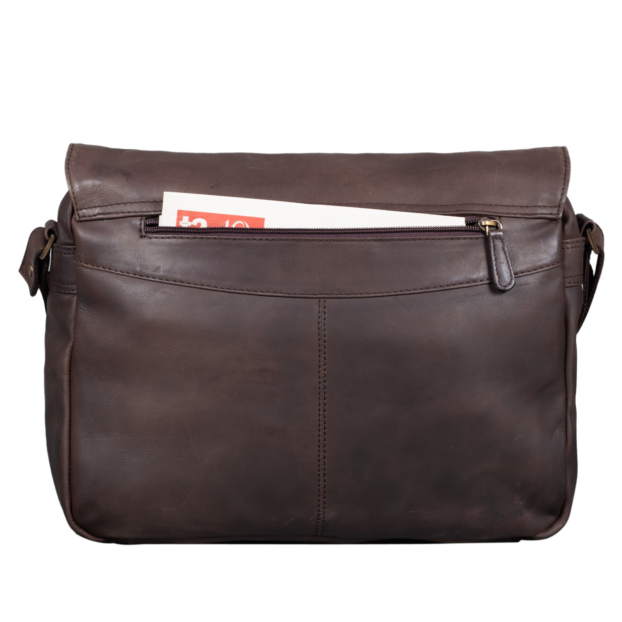 Braune Messenger Ledertasche Herren
