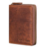 "Giannis" Mini RFID Portemonne voor Herren Leer
