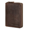 "Giannis" Mini RFID Portemonne voor Herren Leer