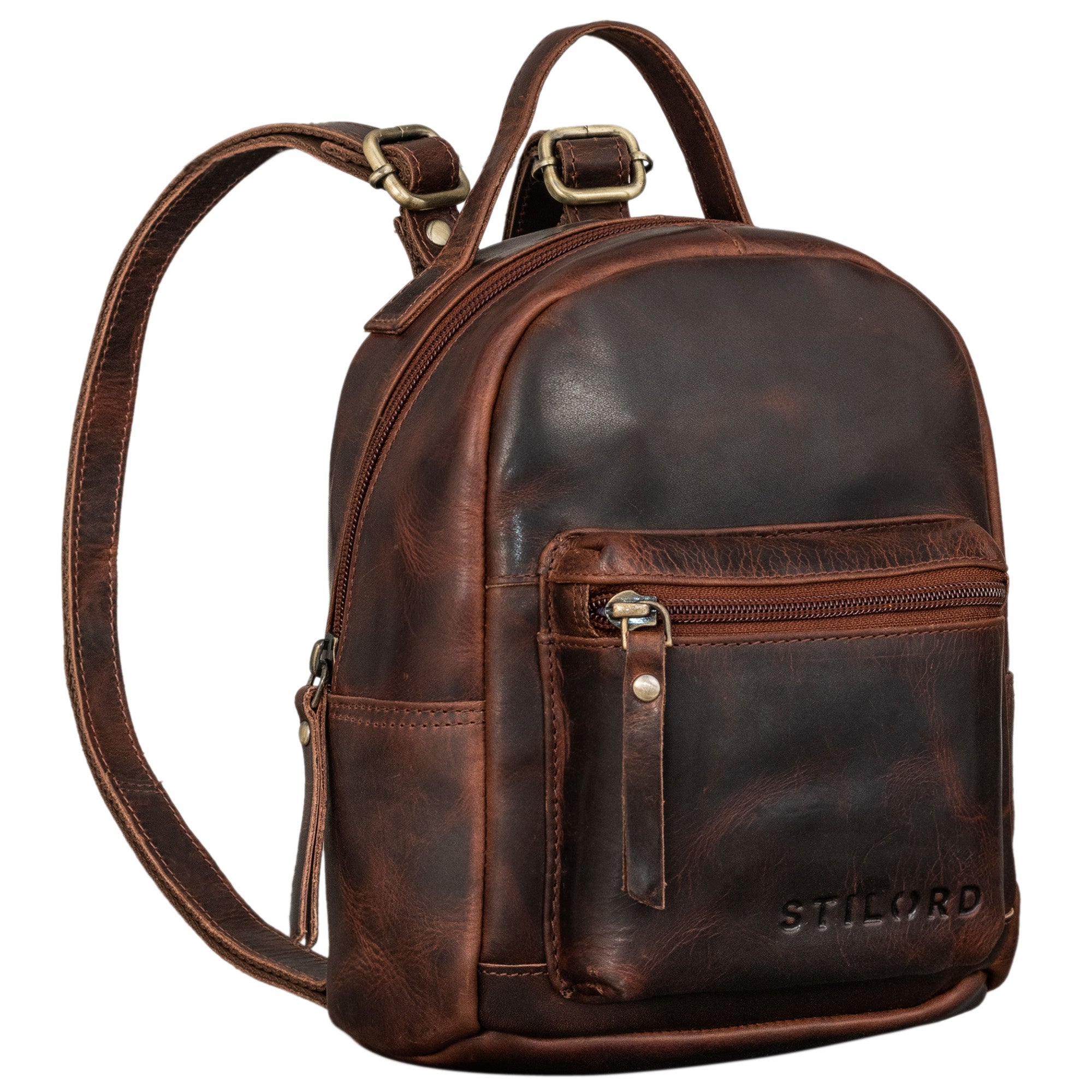 Mini Damenrucksack Echtleder 