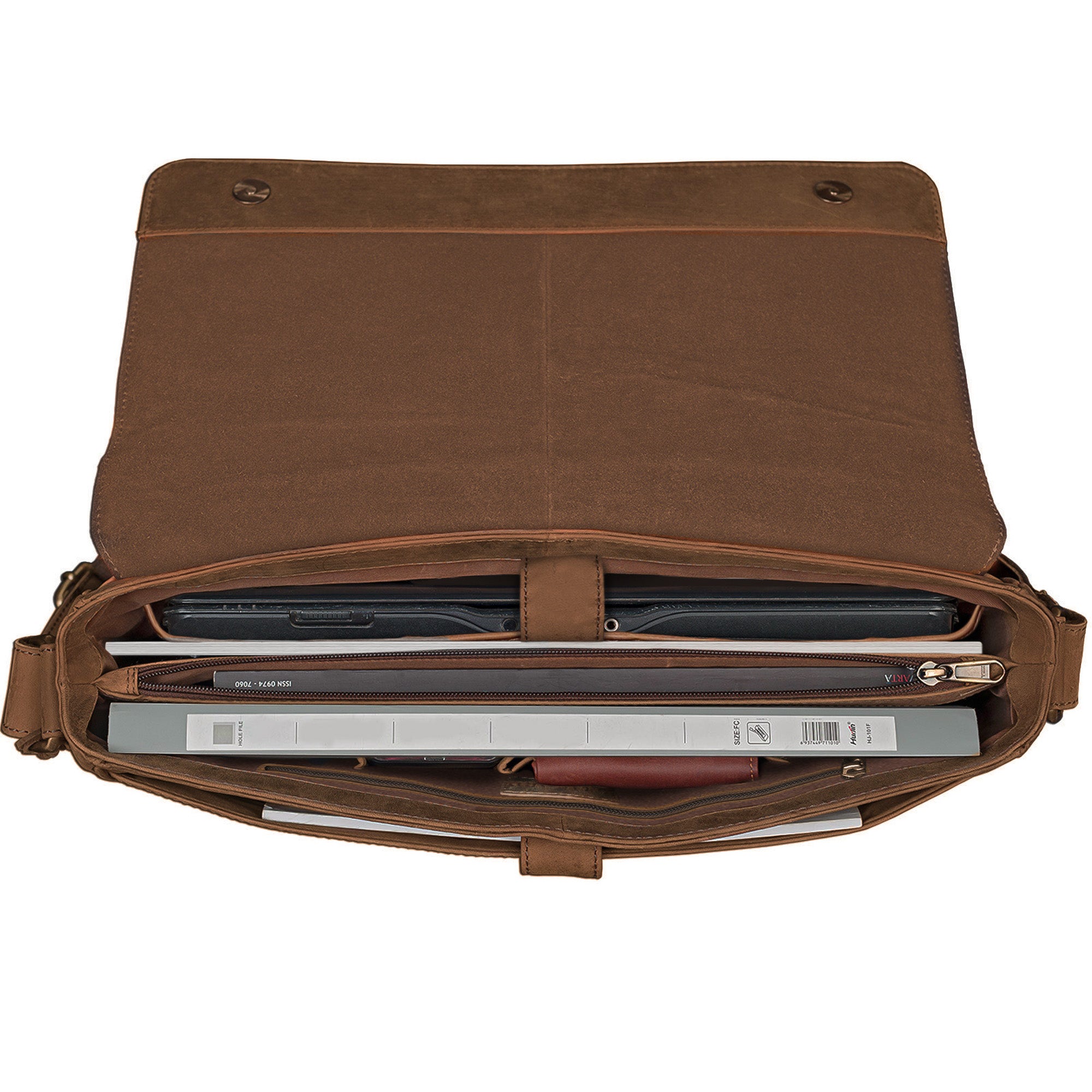 Leder Messengertasche für Dokumente