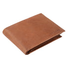 Leder Geldbörse Vintage Münzfach braun