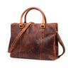 "Lexa" Grote Leren Handtas Dames Vintage