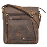 "Cameron" Kleine lederen schoudertas vintage