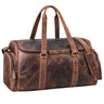 "Myles" Leren Reistas Heren Vintage Weekender Schoudertas Voor Weekend
