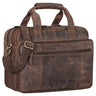 "Ervaring" vintage leraarstas leer groot