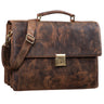 "Rupert" aktetas leder retro zakentas