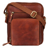 "Darius" Kleine Messenger Bag Heren Leer