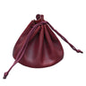 "Mikkel" lederen tas grote vintage munttas XL