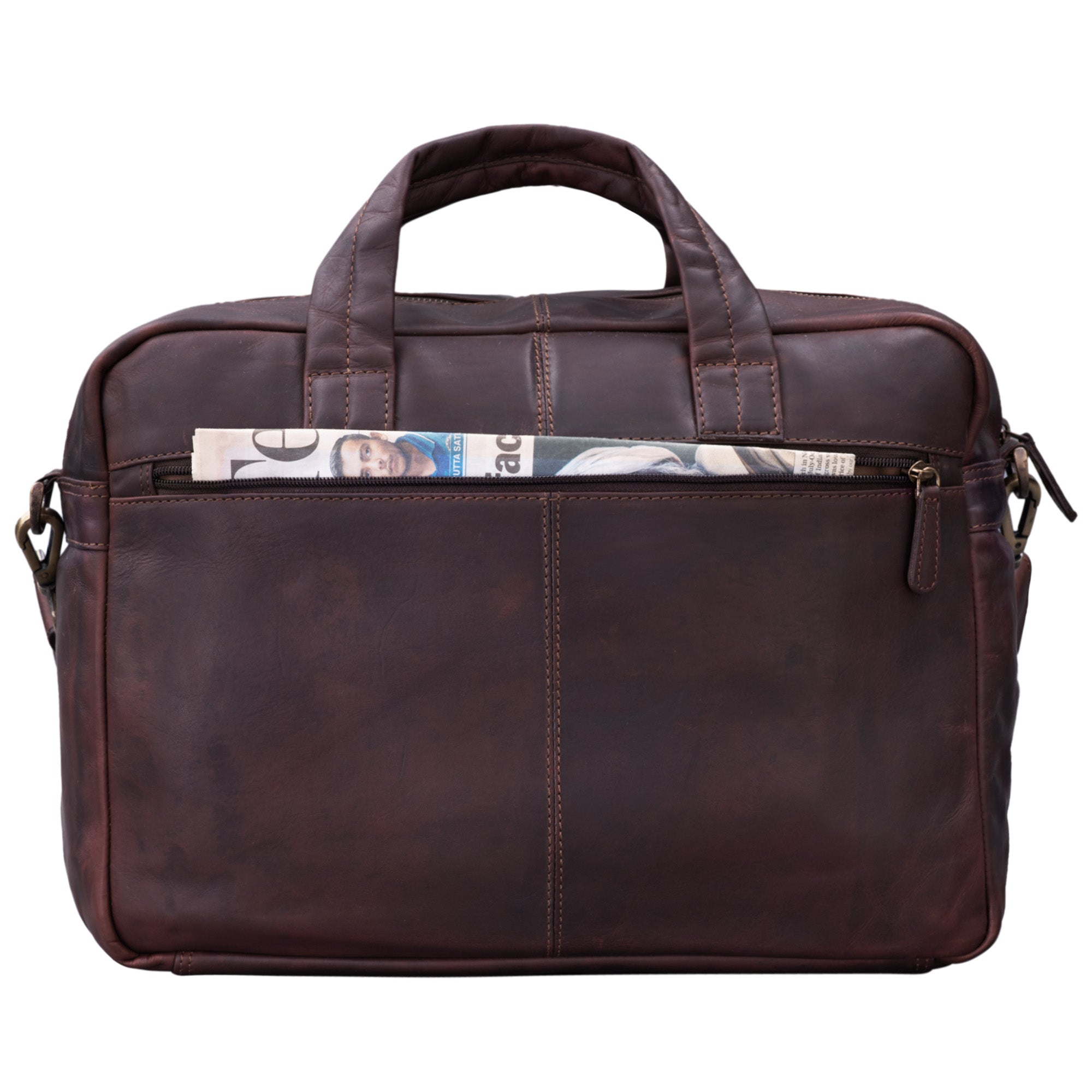 Braune Leder Tasche Retro