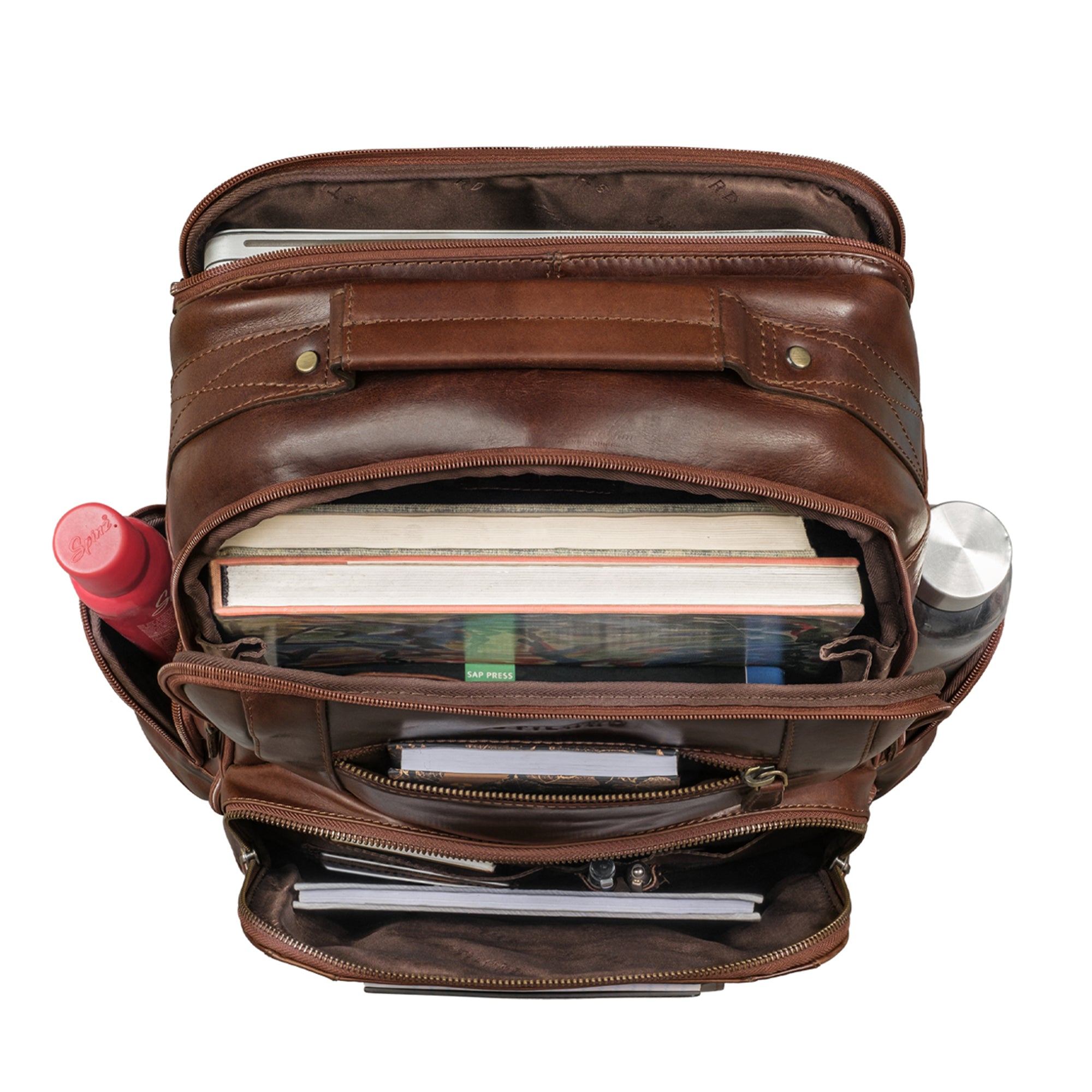Laptoprucksack 16 Zoll braun