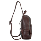 Lederrucksack Herren Damen braun