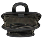 Backpack Leder schwarz