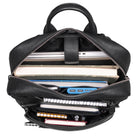 Businessrucksack Leder schwarz