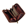 "Paris" Vintage Portefeuille Dames Leer