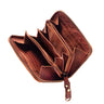 "Paris" Vintage Portefeuille Dames Leer