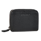 Schlüsselmäppchen Organizer Leder schwarz