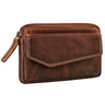 "Cruz" Vintage Lederen Sleuteletui met RFID