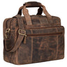 "Ervaring" vintage leraarstas leer groot