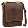 "Ottavio" Leren Schoudertas Heren Medium-Groot Laptoptas 13,3 Inch