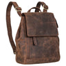"Allegra" Elegante Rugzak Handtas Dames Leer