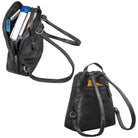 Damen Rucksack klein schwarz