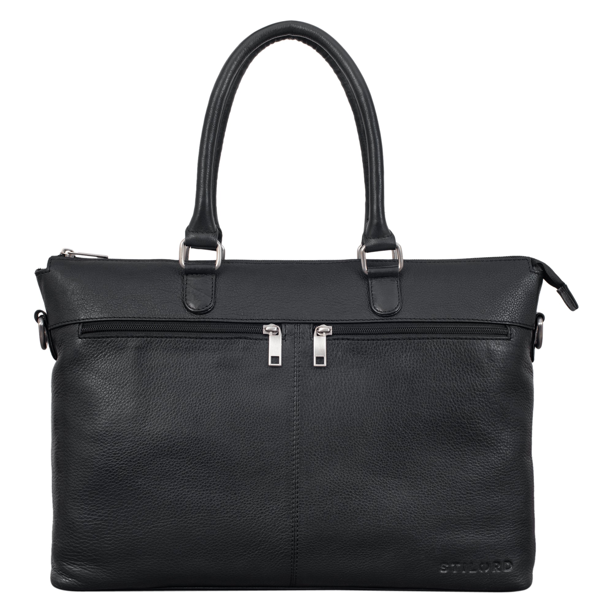 Tasche Damen Leder schwarz