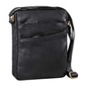 Vintage Umhängetasche Leder schwarz