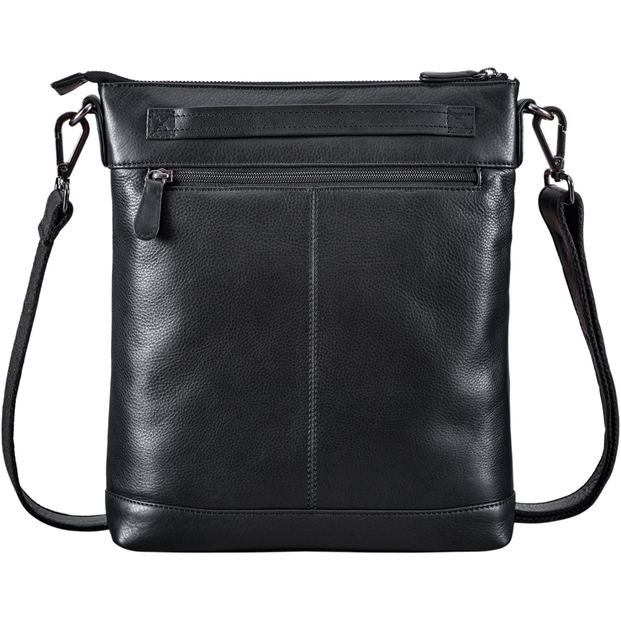 Schwarzes Vintage Leder