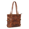 "Liara" Dames Tote Bag Leer
