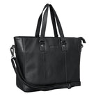 Shopper Tasche Damen Leder schwarz