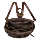 Brauner Leder Rucksack Klein