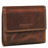 "Monew" Vintage Lederen Portemonnee Klein met RFID