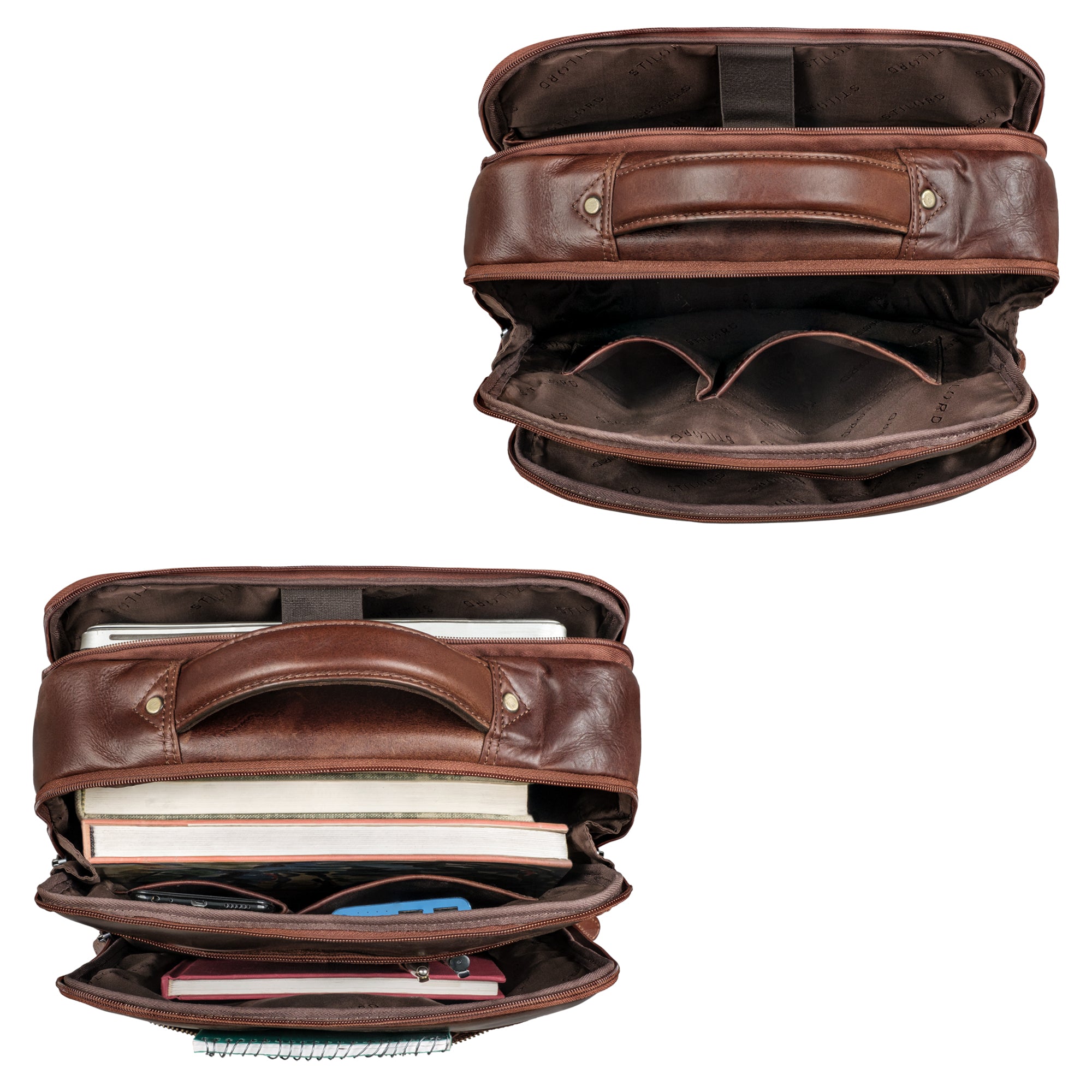 Rucksack Leder Braun
