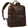 Echtleder Studenten Rucksack Herren braun