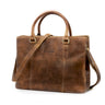 "Lexa" Grote Leren Handtas Dames Vintage